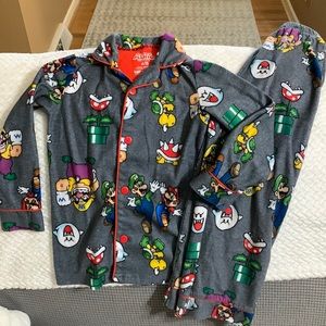 Boys 4/5 Mario Pajamas